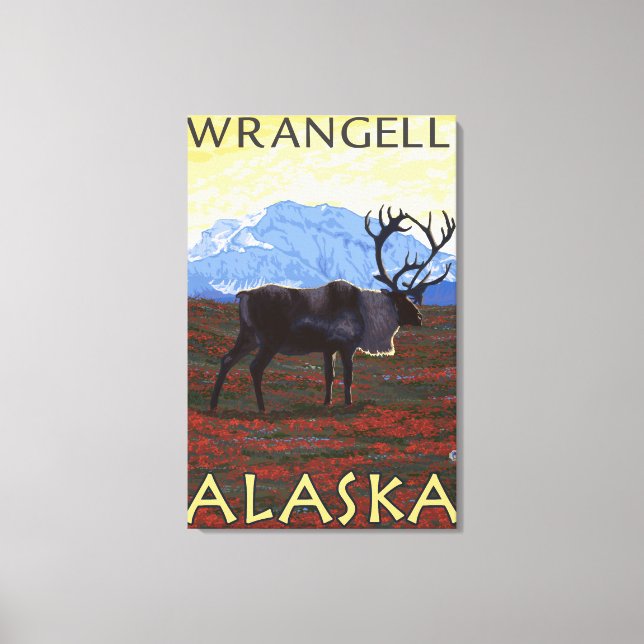 Västindien - Wrangell, Alaska Canvastryck (Framsida)