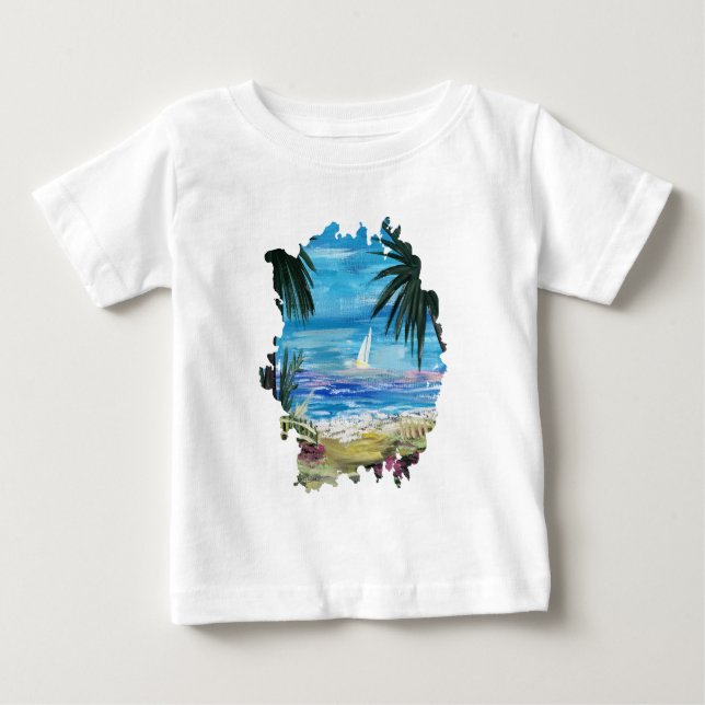VästindiGetaway T Shirt (Framsida)