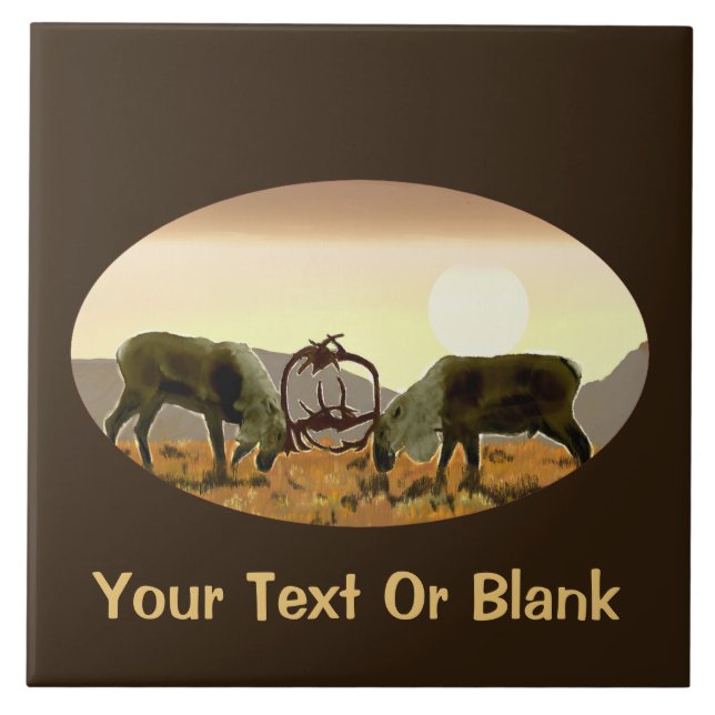 Västindiou Duel Kakelplatta (Framsidan)