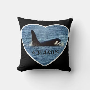 Västkust Späckhuggare "Aquarius" Orca Kuddé Kudde