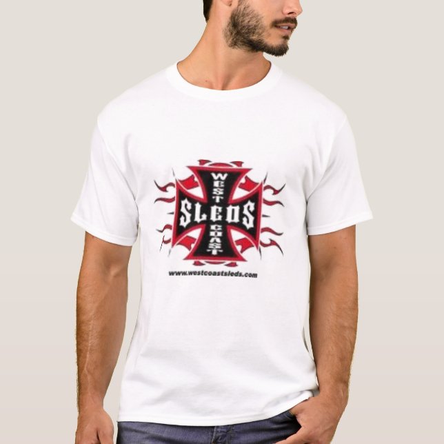VästkustenSSleds manar T Tee Shirt (Framsida)