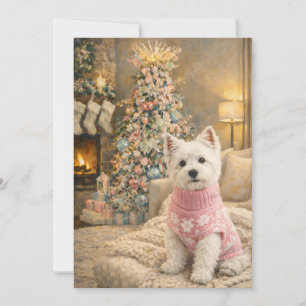 Västlig Highland Vit Terrier Julkort
