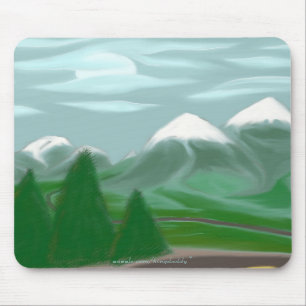 Västra älgmånsken Mousepad Musmatta