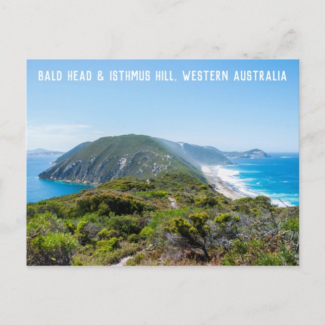 Västra Australien Kustklippor Natur Landskap Vykort (Framsida)