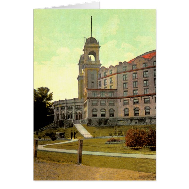 Västra Baden, Indiana västra Baden vårsemesterort Hälsningskort (Framsidan)