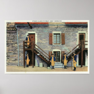 Västra baracker, Ethan Allen trappaplats Poster
