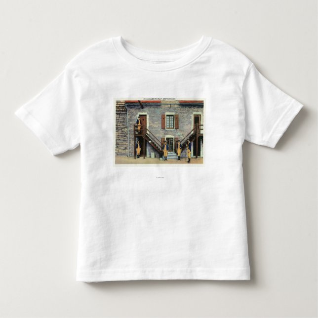 Västra baracker, Ethan Allen trappaplats T Shirt (Framsida)