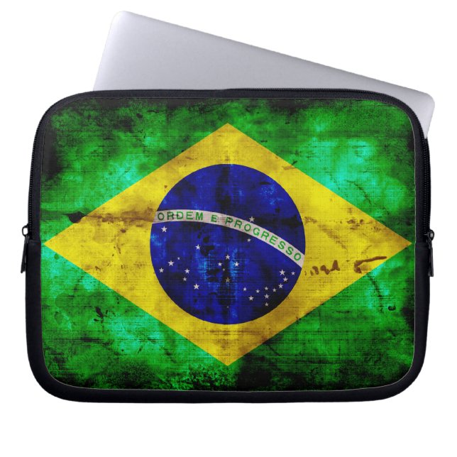 Västra Brasilien, Flagga Laptop Fodral (Framsidan)