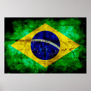 Västra Brasilien, Flagga Poster