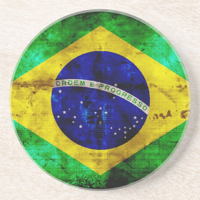 Västra Brasilien, Flagga Underlägg Sandsten (Framsidan)