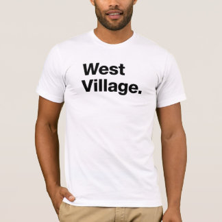 Västra by (svarten) t-shirt