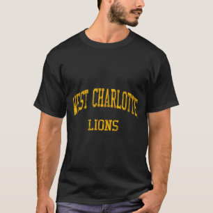 Västra charlotte high school hs charlotte nc vinta t shirt