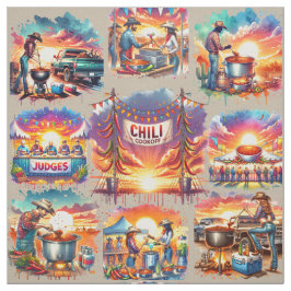 Västra Chili-kokkonkurrens Scener 1 Tyg