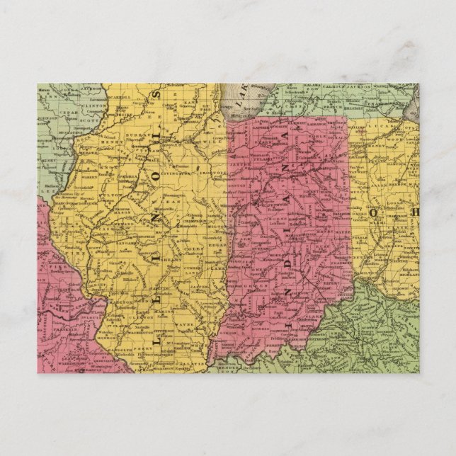 Västra delstat USA Vykort (Framsida)