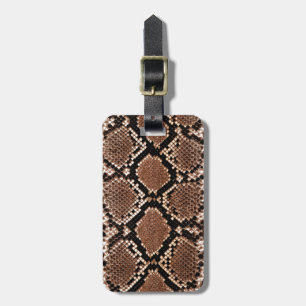 Västra Diamantklapperslangehud Bagagebricka