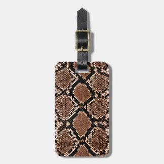 Västra Diamantklapperslangehud Bagagebricka