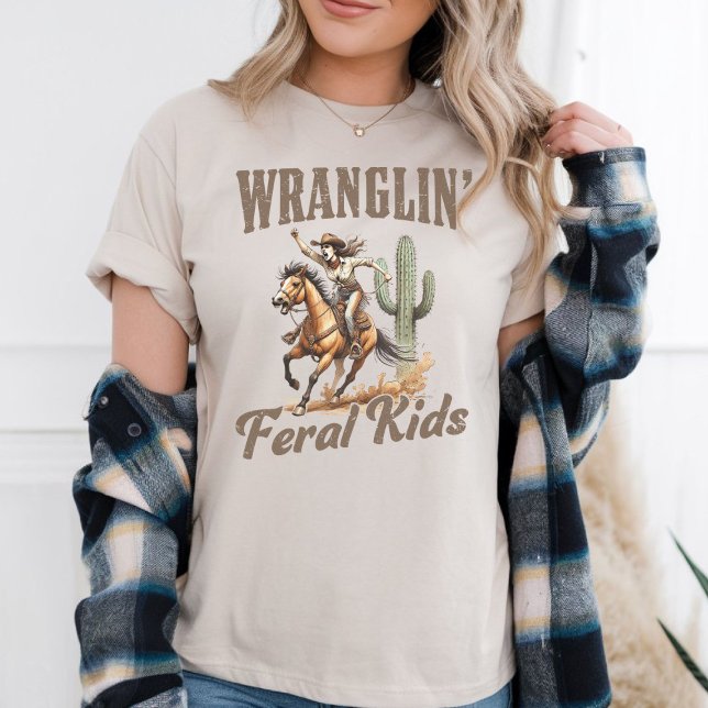 Västra Grafisk T-Shirt - Att Tvinga Fräcka Barn (Skapare uppladdad)