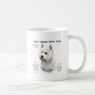 Västra höglands- design för vitTerrierhistoria Kaffemugg
