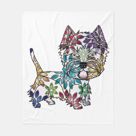 Västra höglands- filt för vitTerrierull