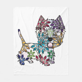 Västra höglands- filt för vitTerrierull