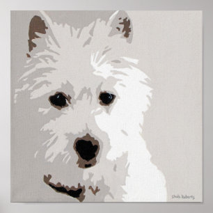 Västra höglands- Terrier Poster
