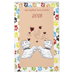Västra höglands- Terrierkalender Kalender