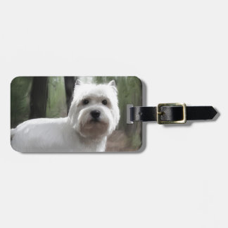 Västra höglands- vitTerrier Bagagebricka
