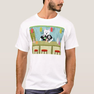 Västra höglands- vitTerrierTiki pub Tee