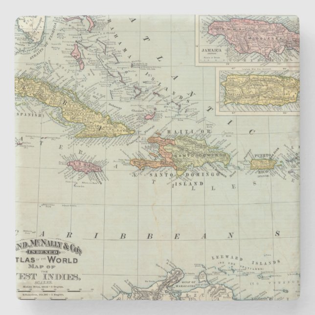 Västra Indies 11 Stenunderlägg (Framsidan)