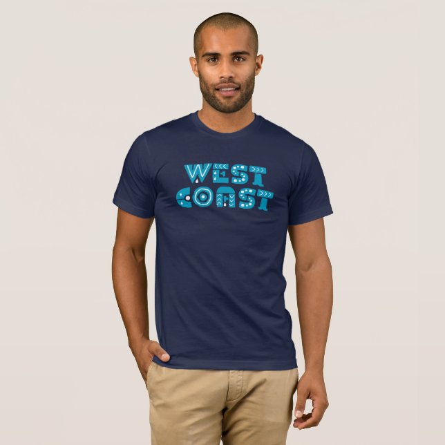 Västra kust t-shirt (Hel framsida)