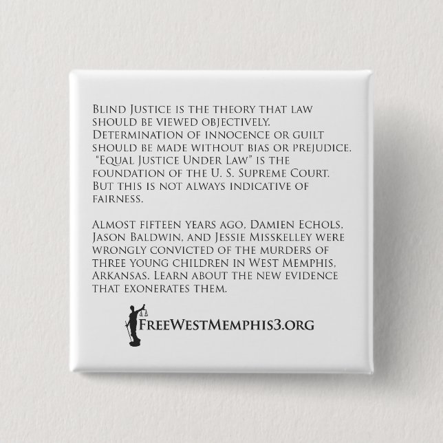 Västra Memphis tre (ATA design) KNÄPPAS Knapp (Framsida)