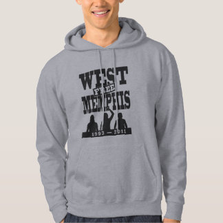Västra Memphis tre hooded tröja Sweatshirt Med Luva