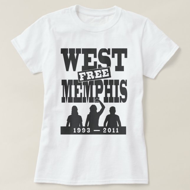 Västra Memphis tre T-shirt (Design framsida)
