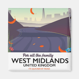 Västra Midlands, United Kingdom Magnet