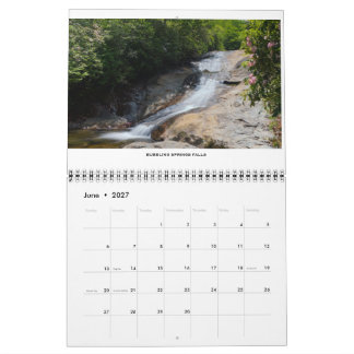 Västra North Carolina-kalender 2027 Kalender