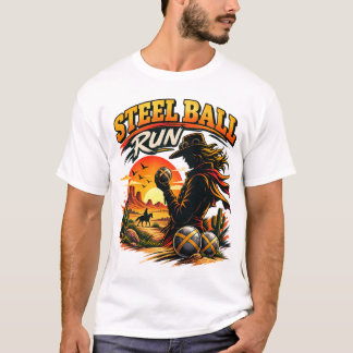 Västra ökenryttare Retro silhuett T Shirt