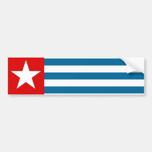 västra papua bildekal