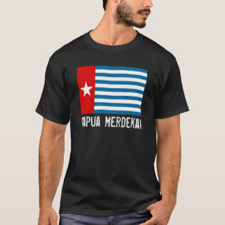Västra Papua Merdeka! T-tröja för T Shirt