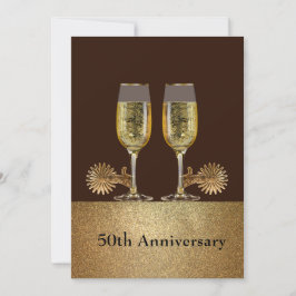 Västra parts champagne och cowboyhatt anpassad inbjudningar