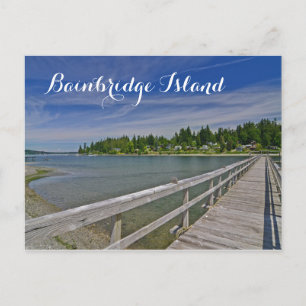 Västra Port Madison på Bainbridge Island Vykort