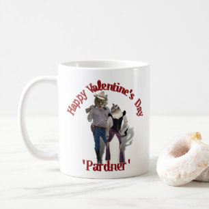 Västra 'Purrfect' Kattpar Valentin Kaffemugg