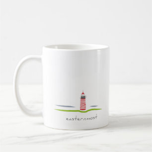 Västra Quoddy Head fyrmugg Kaffemugg
