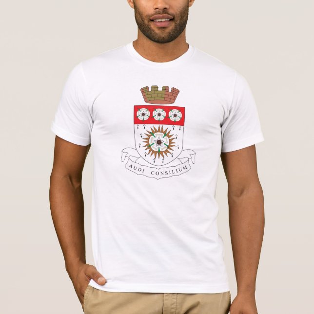 Västra ridningvapensköld t shirt (Framsida)