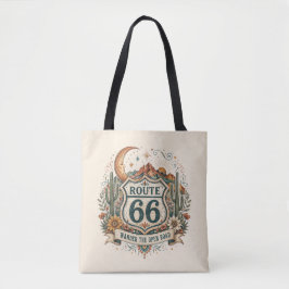 Västra Route 66 Saguaro Solnedgång Carryall Tygkasse
