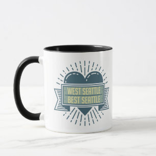 Västra Seattle bäst Seattle mugg