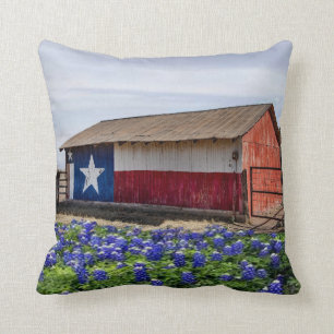 Västra Texas lada och blåbonater Kudde