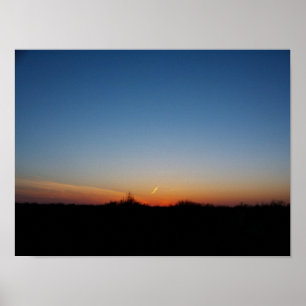 Västra Texas solnedgång Poster