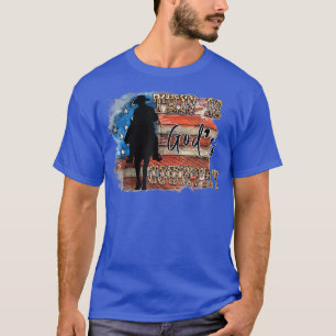 VästraAmerikanska Flagga Cowboy Det här är gudpatr T Shirt