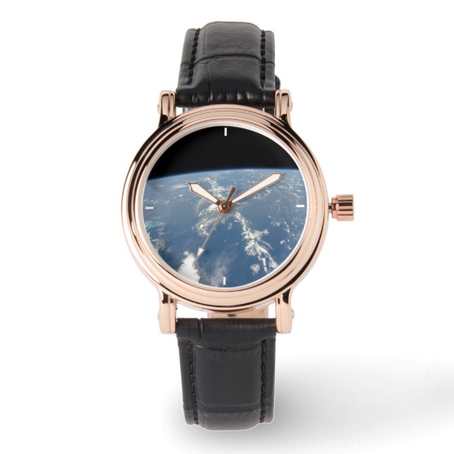 Västsaharas damm blåste västerut i Atlanten. Armbandsur (Framsida)