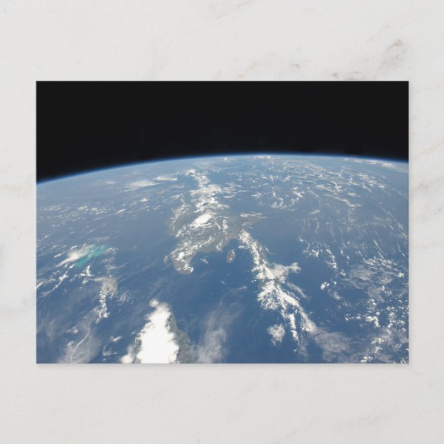 Västsaharas damm blåste västerut i Atlanten. Vykort (Framsida)